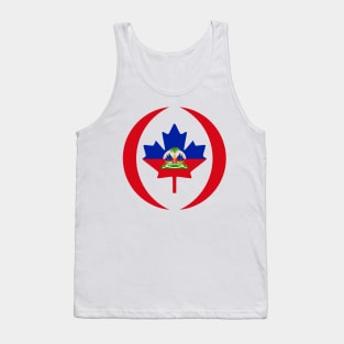 Canadian Haitian Multinational Patriot Flag Series Tank Top